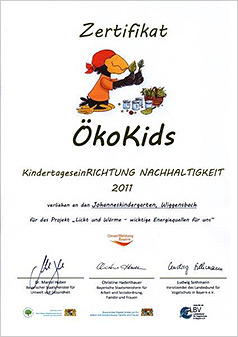 Zertifikat Öko Kids